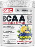 BASIC SUPPLEMENTS BCAA Powder Instantized Formula with 7g BCAAs 2:1:1 Ratio 450mg of Electrolytes Sugar-Free Vegan Gluten-Free Supports Muscle Recovery