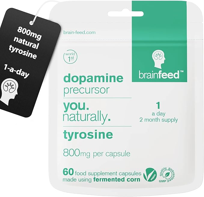Serotonin and Dopamine Supplements | Mood Support – 2-Month Supply | Dopamine Supplement Tyrosine + Serotonin Supplement 5-HTP | Natural Mood Boosters