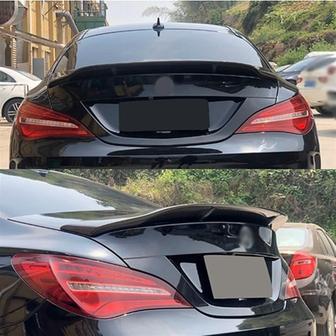 Carbon Fiber Rear Trunk Wing Spoiler CLA45 R Compatible With Style 2014 - UP Compatible With Mercedes-Benz CLA W117 CLA180 CLA200 CLA250 CLA260(FRP Unpainted)