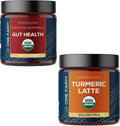 One Farm Organic Turmeric &amp Gut Health Powder Bundle More Than 5% Curcuminoids Bone Broth Prebiotics Adaptogens &amp Mushrooms – USDA Organic Non-GMO Grass-Fed Digestive &amp Immune Suppor