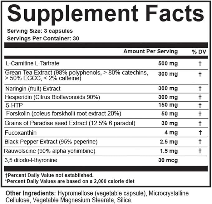 Dr. Westin Childs Thyroid Fat Burner - Fast Acting Thermogenic Weight Loss Supplement for Women &amp Men with Hypothyroidism Hashimoto's &amp Hyperthyroidism for Waist Trimming Bloating 30 Servin