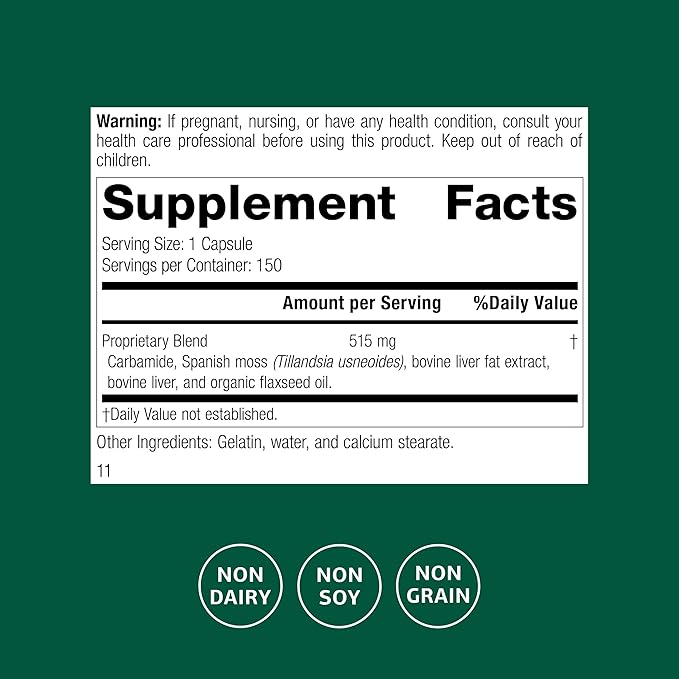 Standard Process Super-EFF Fluid Level Dietary Supplement - Non-Dairy Non-Soy &amp Non-Grain - Fluid &amp Energy Level Support - 150 Capsules
