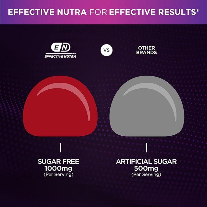 EFFECTIVE NUTRA Creatine Monohydrate Gummies 90ct &amp Sugar Free Milk Thistle Gummies 90ct