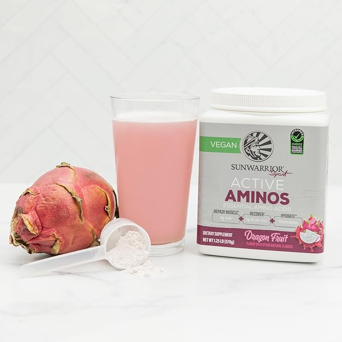 Amino Acids Energy Powder Blend &amp Micronized Creatine Monohydrate Powder Set | Bundle &amp Save | Non-GMO Soy Dairy Filler &amp Gluten Free (50 Servings Creatine 30 Servings Dragonfruit Electro