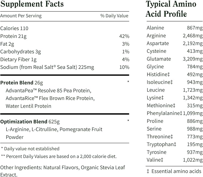 Snap Supplements Organic Plant Based Vegan Protein Powder Nitric Oxide Boosting Protein Powder BCAA Amino Acid for Muscle Growth Performance &amp Recovery - 30 Servings (Banana)