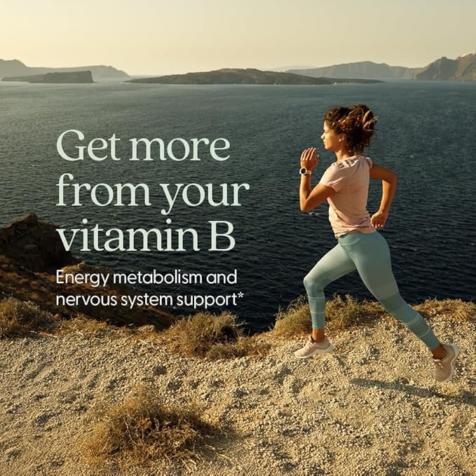New Chapter Vitamin B Complex Fermented Coenzyme B Complex Rich in Vitamin B12 + Vitamin B6 + Biotin + Made with Organic Ingredients - 30 ct