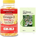 Spring Valley Omega-3 from Fish Oil 1000 mg Maximum Care 180 Count + Exclusive VitaMax Vitamin Guide (2 Items)