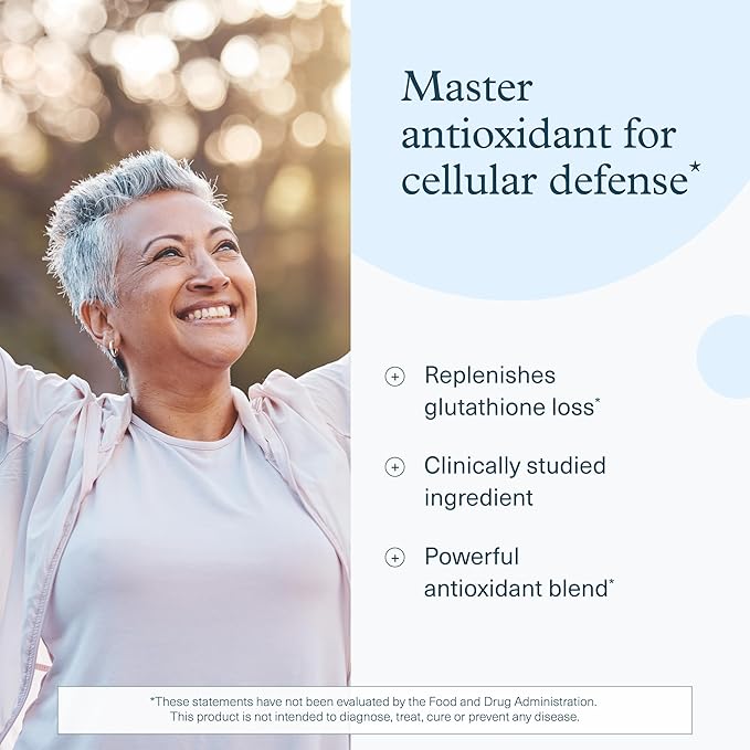 Youtheory Liposomal Glutathione with Resveritrol Vegetarian 90 Count Promotes Healthy Aging from Within