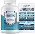 Centurion Defender Liver Cleanse &amp Repair Supplement with Phosphatidylcholine Vitamin B6 Folate L-Methionine and R-lipoic Acid 180 Caps