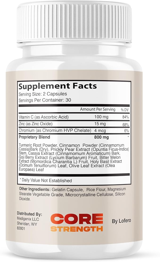 (2 Pack) Core Strength Capsules CoreStrength Premium Supplement Joint Vitamins Support with Advanced Maximum Strength &amp Wellness Formula All-Natural Ingredients Overall Health Reviews Pills (120