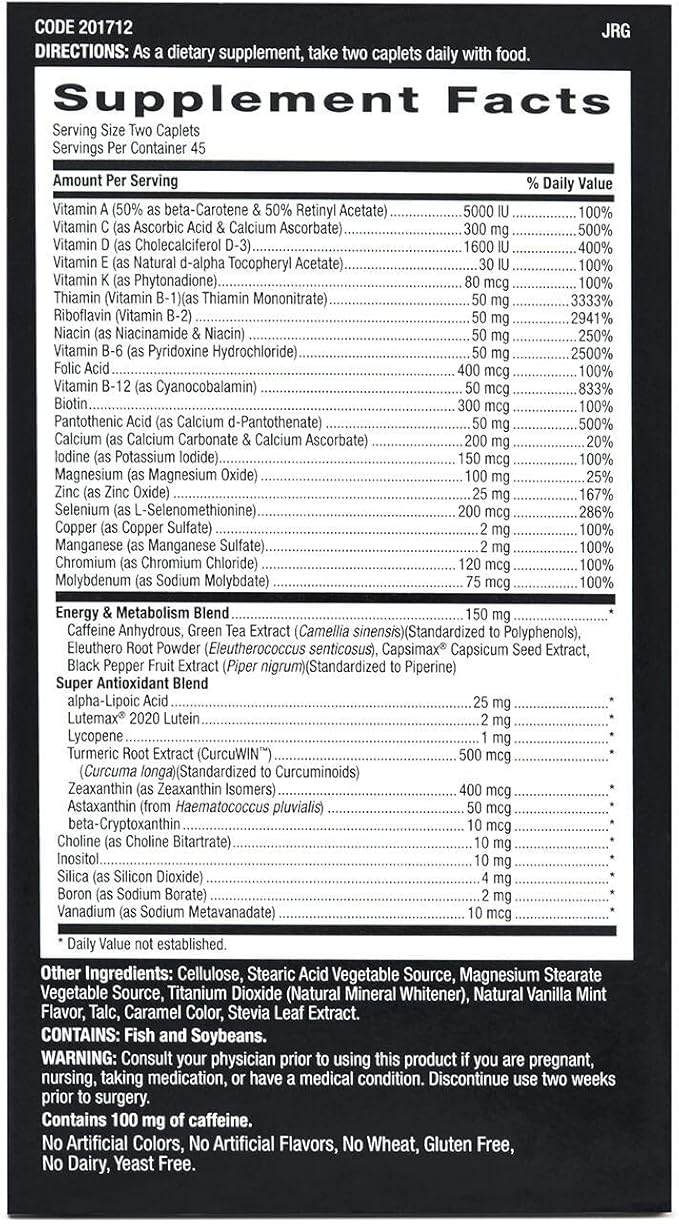 GNC Mega Men Energy &amp Metabolism Multivitamin | Increased Calorie Burning | 90 Count