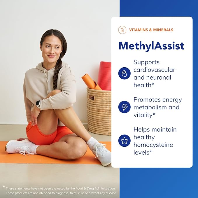 Pure Encapsulations MethylAssist 90's - B Vitamin Complex - Methylation Support* - Heart Health &amp Brain Health - Non-GMO &amp Gluten Free - 90 Capsules