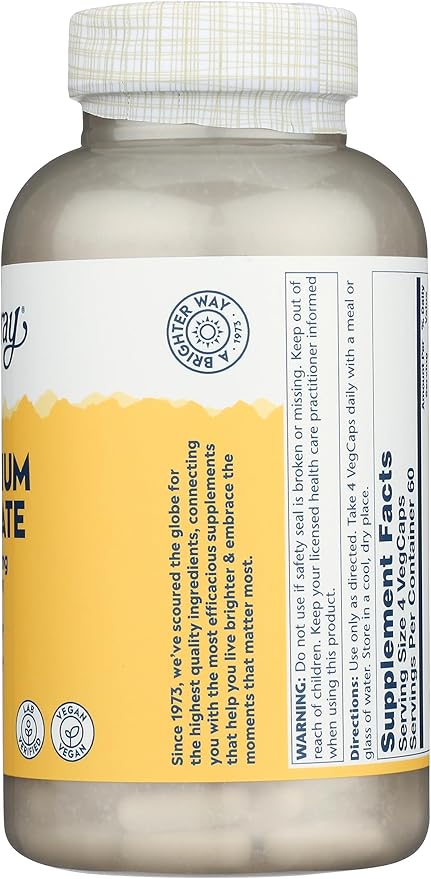 Solaray Calcium Citrate 240 Caps 0.75 Bottle