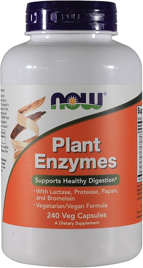 Now Foods Plant Enzymes 240 Vegetarian Capsules