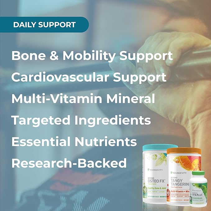 Youngevity Healthy Body Start Pak 2.0 | Complete All-in-One Nutrition | 60 Minerals 16 Vitamins 12 Amino Acids 6 Essential Fatty Acids | Whole Foods Pre/Probiotics + Bone Formula