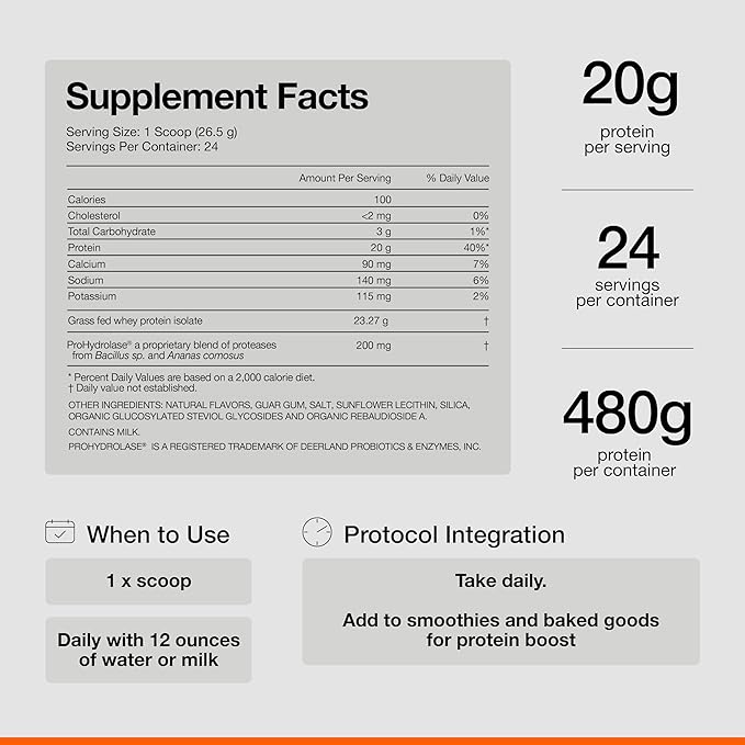 Momentous Creatine Monohydrate Powder &amp Essential Grass-Fed Whey Vanilla Protein Powder - Supports Strength Lean Muscle &amp Recovery - 20 g Isolate Protein - NSF Certified for Sport - Gluten-F