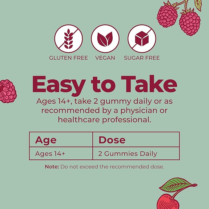 MARYRUTH'S Multivitamin Gummies for Women Ages 14+ | Immune Support | Hair &amp Skin Health | Reproductive Health | Vitamin A C D E B6 B12 Biotin Zinc Iodine | Organic | Vegan | Non-GMO | 60 Count