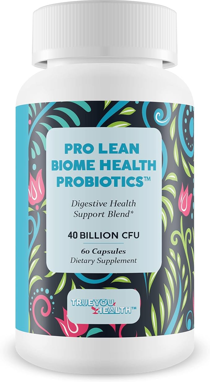 Pro Lean Biome Health Probiotics - Digestive Health &amp Immune Support - Improve Gut Microbiome for Overall Health &amp Improved Energy - Probiotic &amp Prebiotic Blend - Health Starts in The Gut