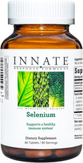 INNATE Response Formulas Selenium - Mineral Supplement For Immune System Support - Vegan Gluten-Free and Non-GMO - Made Without 9 Food Allergens - 90 tablets (90 Servings)
