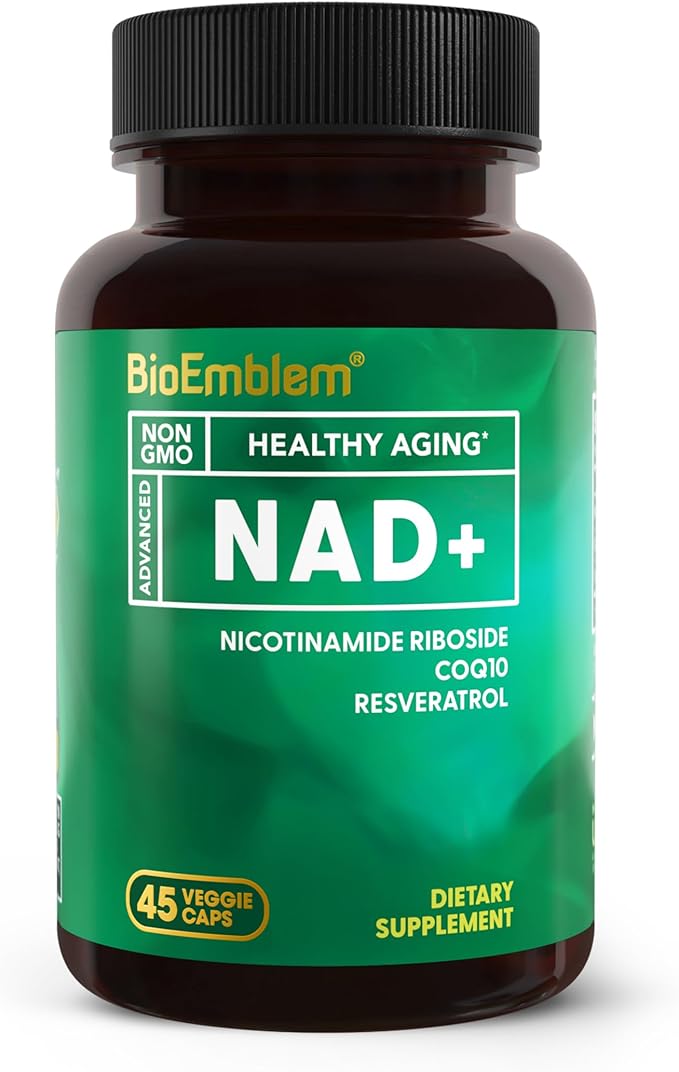 BioEmblem CoQ10 with BioPerine and NAD+ Supplement