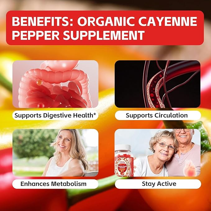 Well&ampWhole L-Lysine Gummies 1000mg and Cayenne Pepper Extract Gummies