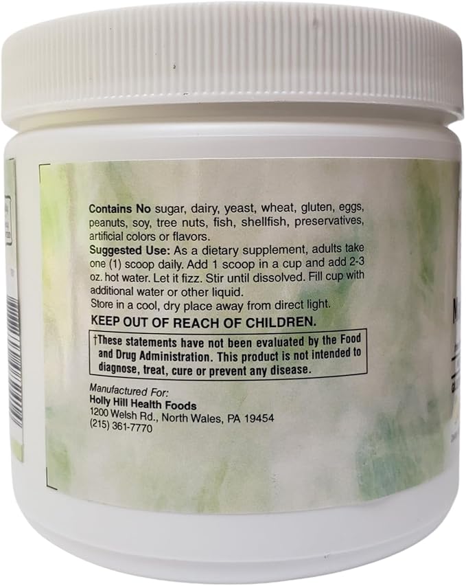 Holly Hill Health Foods Whole Food Magnesium Powder 9.13 Ounces