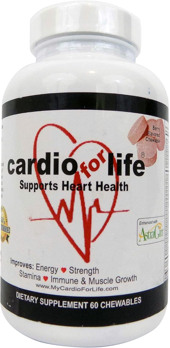 CardioForLife 60 Chewable Tablets - Berry