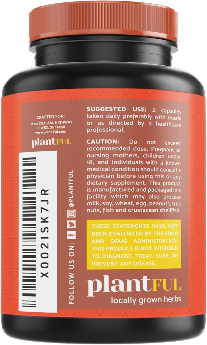 Thyroid Support for Women and Iodine Supplement ǀ Enhanced Absorption Thyroid Complex for Energy Metabolism Focus Formula Relaxation with Ashwagandha L-Tyrosine and Adaptogens Non-GMO
