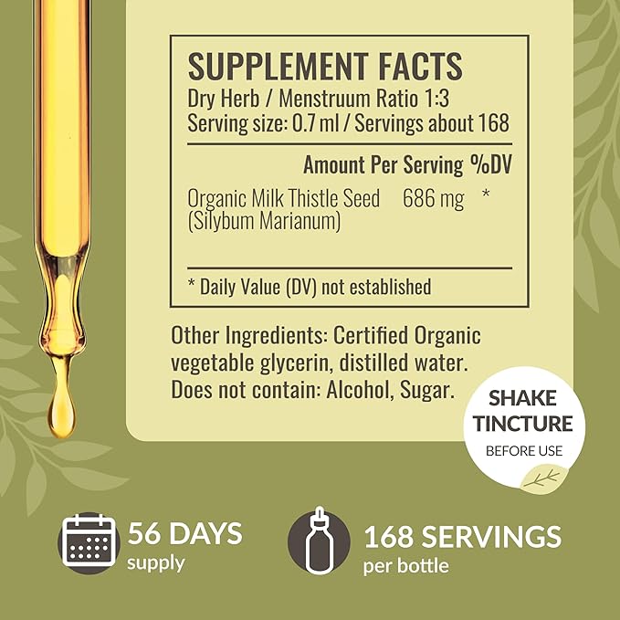 HERBAMAMA Sarsaparilla and Milk Thistle Kit - Bundle of 1000mg Sarsaparilla Root Capsules &amp Milk Thistle Extract Tincture 4 fl oz - Vegan Non GMO Sugar &amp Alcohol-Free - 2 Pack