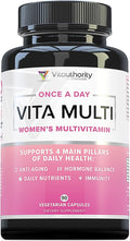 Vitauthority Multivitamin for Women Women’s Daily Multi-Vitamin Supplement with DIM Iodine Ashwagandha Supports Youthful Complexion Healthy Cortisol and Estrogen Balance 30 Day Supply