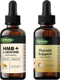 Q'ankyaq Thyroid Support Liquid Drops and HMB L-Leucine Liquid Drops