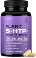 Nootrix Organic Plant 5 HTP+ Supplement | Supports Memory Mental Focus Cognitive Health &amp Energy | Promotes Healthy Mood &amp Brain Function | Vitamin B6 &amp L Theanine |60 Capsules