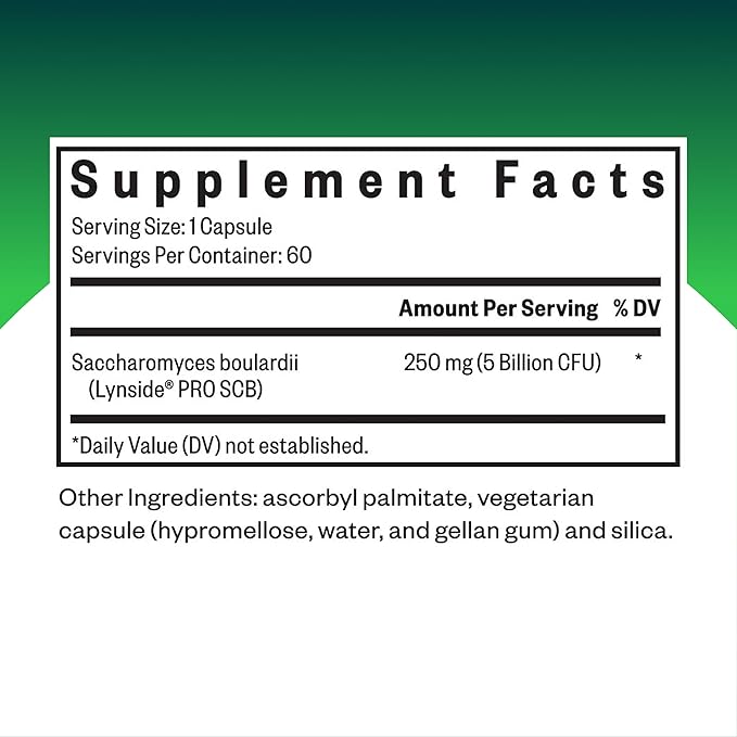 Seeking Health Saccharomyces Boulardii - Gentle Digestive Support for Healthy Bowel Movements* - Supports a Good GI Tract Environment &amp Microbiome While Traveling* - Gluten &amp Dairy-Free - 60 C