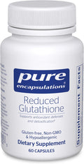 Pure Encapsulations Reduced Glutathione | Hypoallergenic Antioxidant Supplement to Support Liver and Cell Health* | 60 Capsules