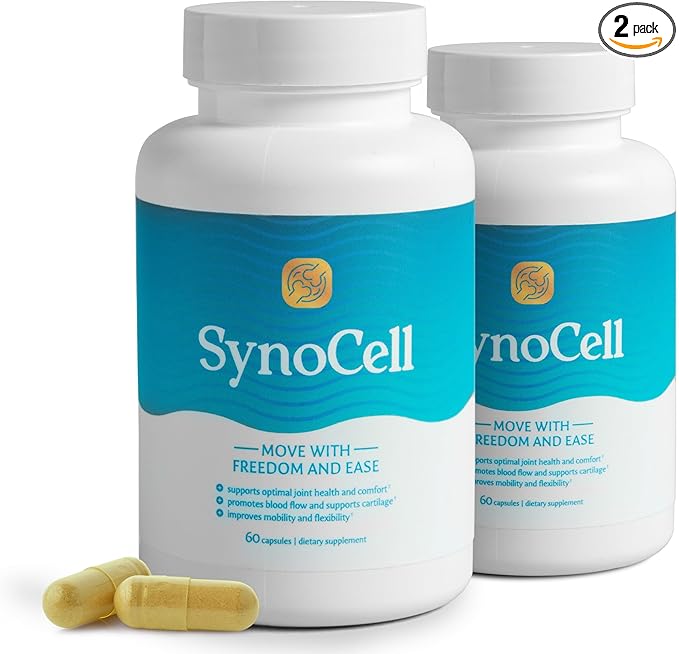 Glucosamine Chondroitin Complex 2 Pack Back Neck and Joint Support Supplement with Boswellia Quercetin &amp MSM - Renew Your Joints from the Inside Out - Move with Freedom and Ease