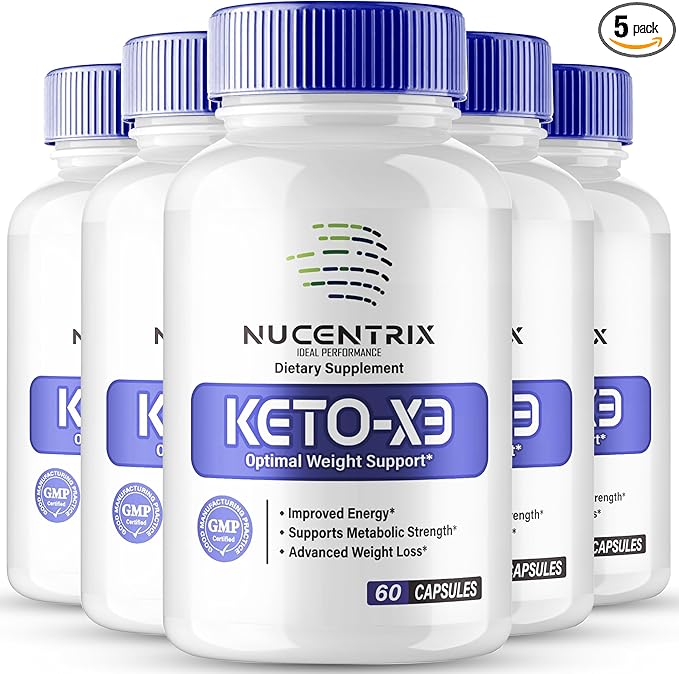 Nucentrix Keto Capsules Nucentrix Advanced Formula Supplement Pills - Maximum Strength Nucen Trix Health and Wellness Capsules All Natural Keto Pills Nucen Trix Keto Reviews (5 Pack)