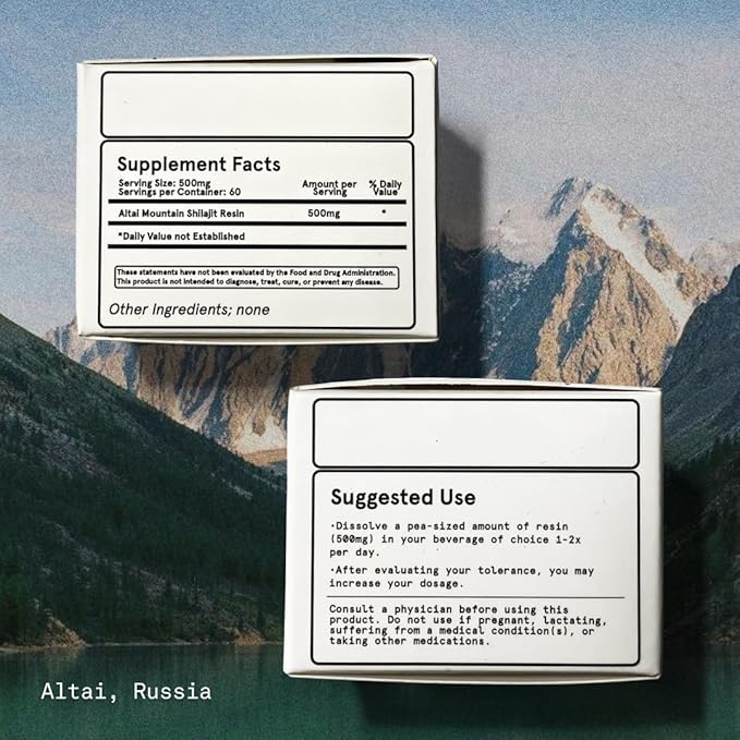 Based Shilajit | Pure Shilajit Resin with Max Potency Energy &amp Immune Support for Men and Women | Rich in Fulvic Acid and 85+ Trace Minerals 60 Servings