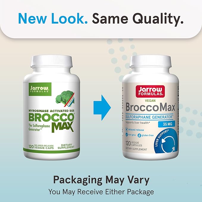 Jarrow Brocco Max 120 Veggie Caps &amp Life Extension Super K Vitamin K1 K2 MK-7 MK-4 Vitamin C Bone/Heart/Arterial Health Non-GMO 90 Softgels
