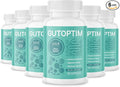 GutOptim Probiotic &amp Prebiotic Capsules | Pre and Probiotics for Synbiotic Gut Health &amp Bloating Relief for Women &amp Men | Enzyme with Probiotics for Digestive Health | Non-GMO 60 Ct 6 Mo