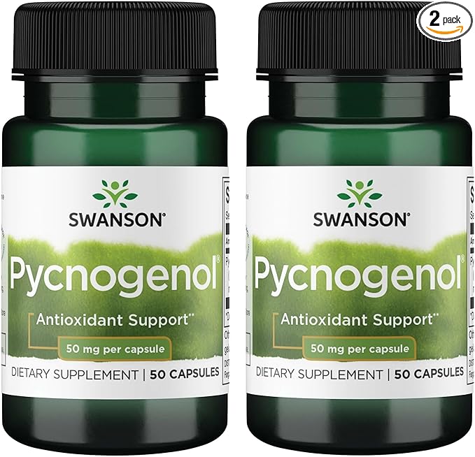 Swanson Pycnogenol 50 mg 50 Caps (2 Pack)