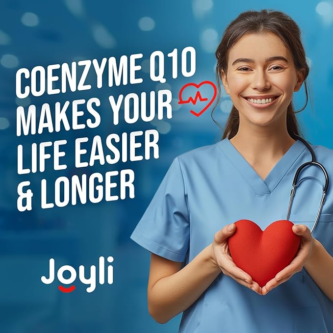 JOYLI Nutrition 2 Pack CoQ10 500mg - High Absorption Coenzyme Q10 Supplement - Co Q 10 for Energy &amp Vitality - Alternative to CoQ10 400mg &amp 300mg - 240 Softgels