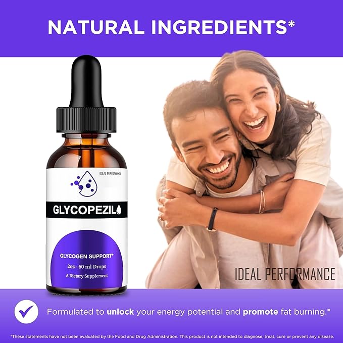 Glycopezil Drops Official Glycopezil Blood Support Supplement Droppers - Maximum Strength All Natural Healthy Circulation and Stable Levels Advanced Glycopezil Health Support Reviews (2 Pack)