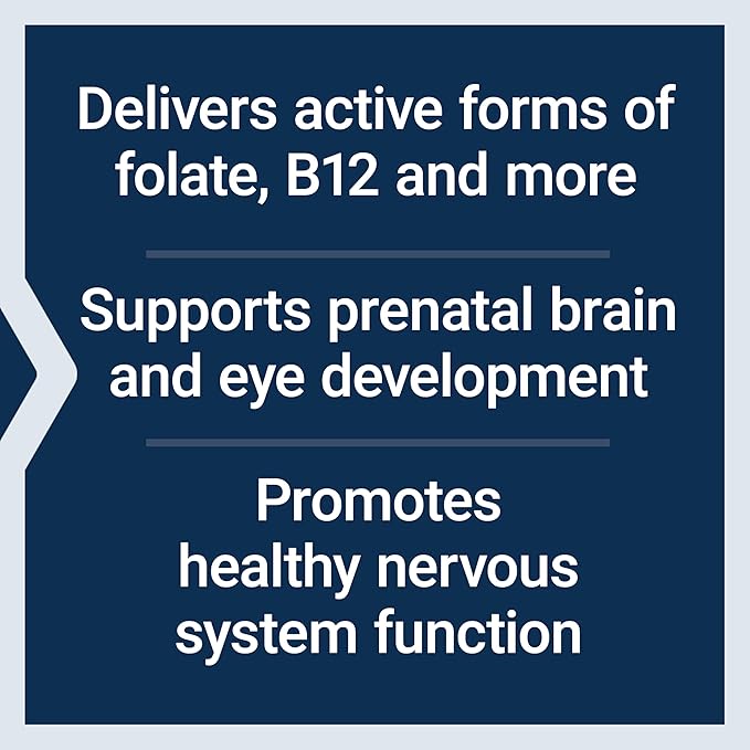Life Extension Prenatal Advantage Women’s multivitamin Baby Support folic Acid Choline omega-3s Vitamin C D3 B1 B6 B12 zinc niacin Gluten Free Non-GMO 120 softgels