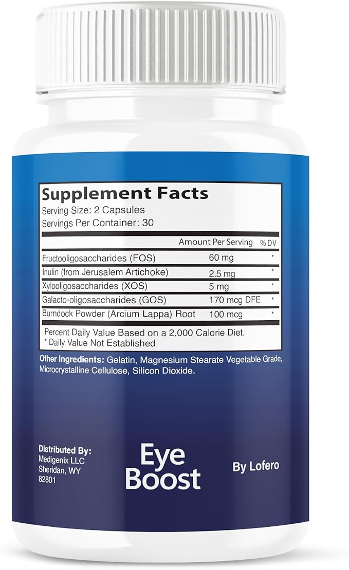 (5 Pack) Eye Boost Capsules EyeBoost Premium Eye &amp Vision Formula Advanced All-Natural Vitamin Supplement Pills for Eye Visual Sight - Overall Wellness Support Made in USA(300 ct)