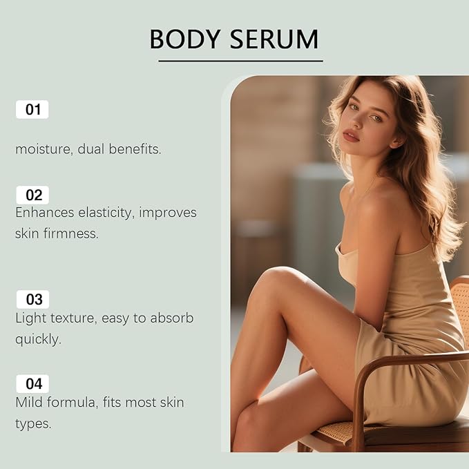 Body Hydrator Hyaluronic Acid Body Serum Hyaluronic Acid Serum For Bod𝐲 For Dry Skin Fast-absorbing Bod𝐲 Care Deep Hydration Non-greasy Formula 10 Fl Oz (2PC)