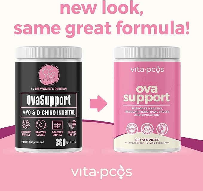 VITA-PCOS Myo-Inositol &amp D-Chiro Inositol Supplement for Women – 90 Day Supply Fertility Supplements for Women PCOS Supplements OvaSupport with 40:1 Ratio MyoInositol 2000mg &amp D-Chiro 50mg