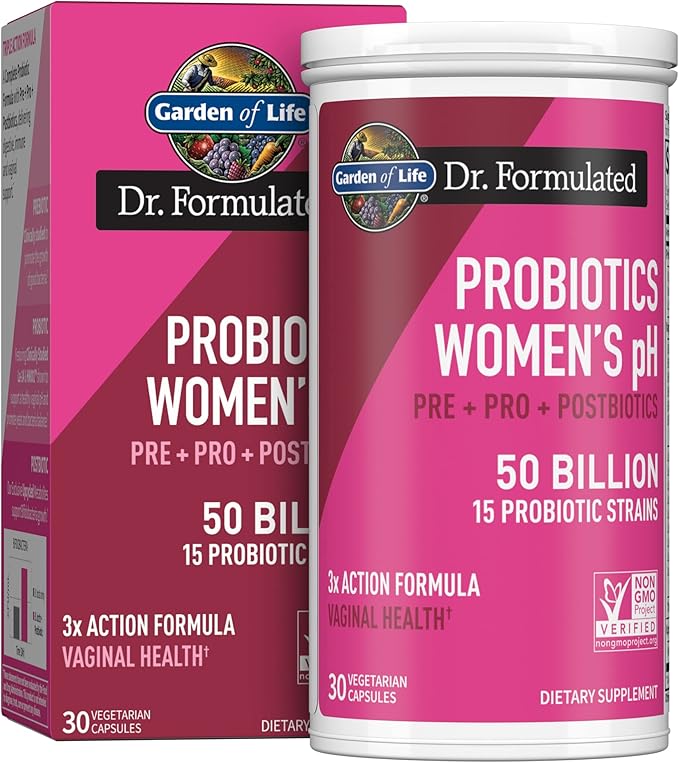 Garden of Life Dr Formulated Once Daily Complete Probiotics for Women + Organics Multivitamin for Women 60 Tablets
