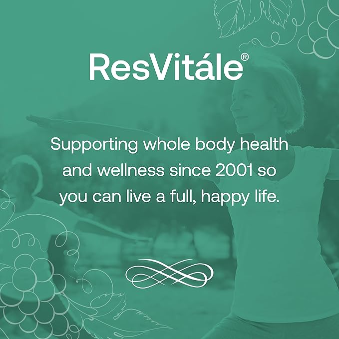 ResVitále Collagen Enhance - Beauty Supplement with Hyaluronic Acid &amp Resveratrol - 120 Capsules