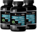 Digestive probiotic - PROBIOTIC Complex 500 MG - Dietary Supplement - Natural probiotics for Men - 3 Bottles 180 Capsules