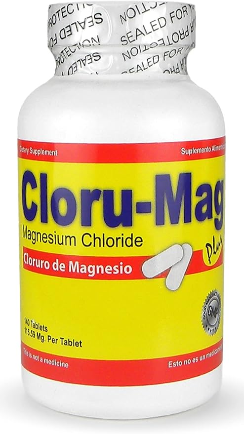 Magnesium Chloride - 140 Tablets (Cloruro de Magnesio)